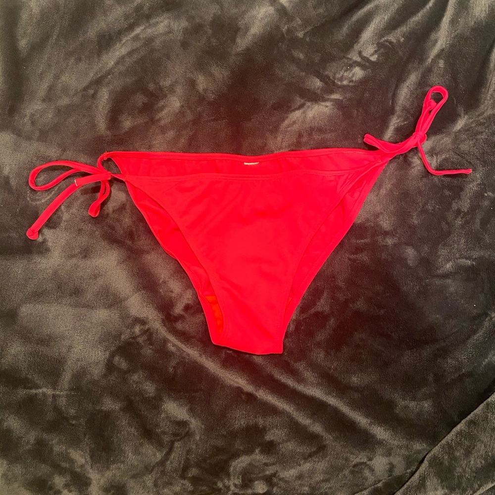 ASOS neon pink bikini bottoms